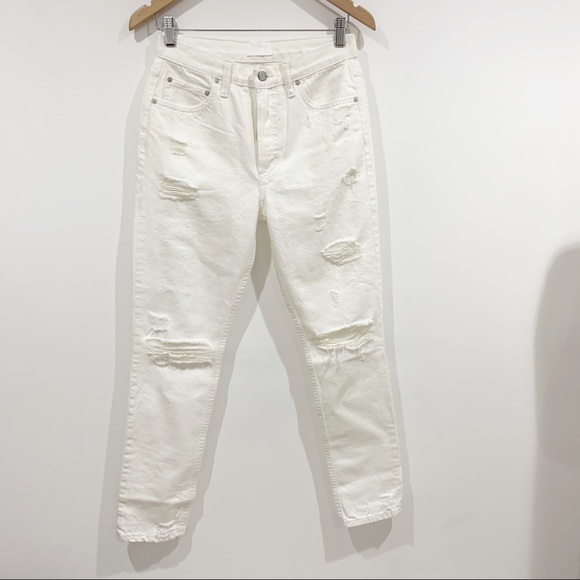 Boyish High Rise Waist Distressed Jeans Sz 26 NWT - Picture 2 of 8